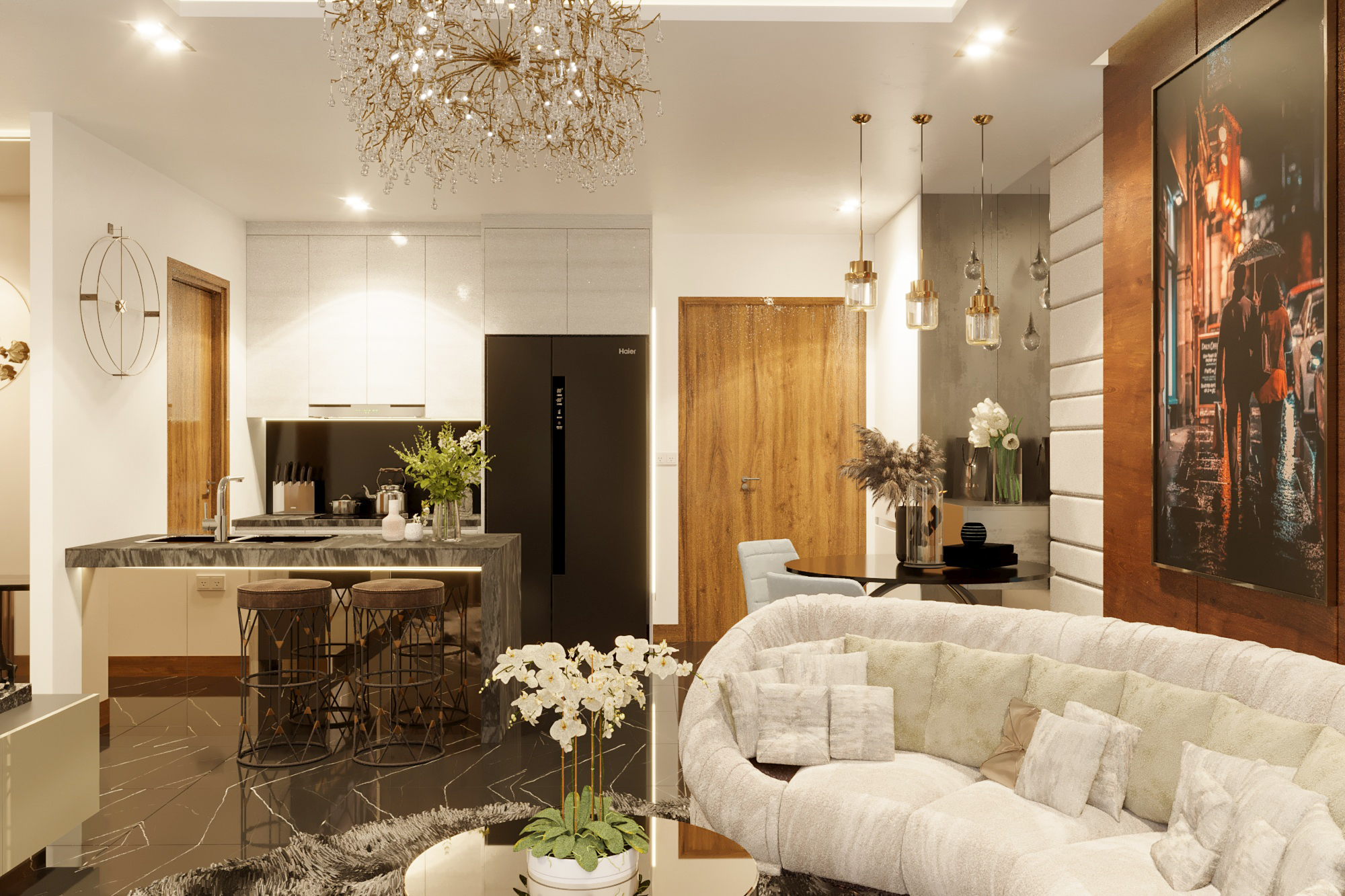 3D Interior Apartment Scene 2022-2