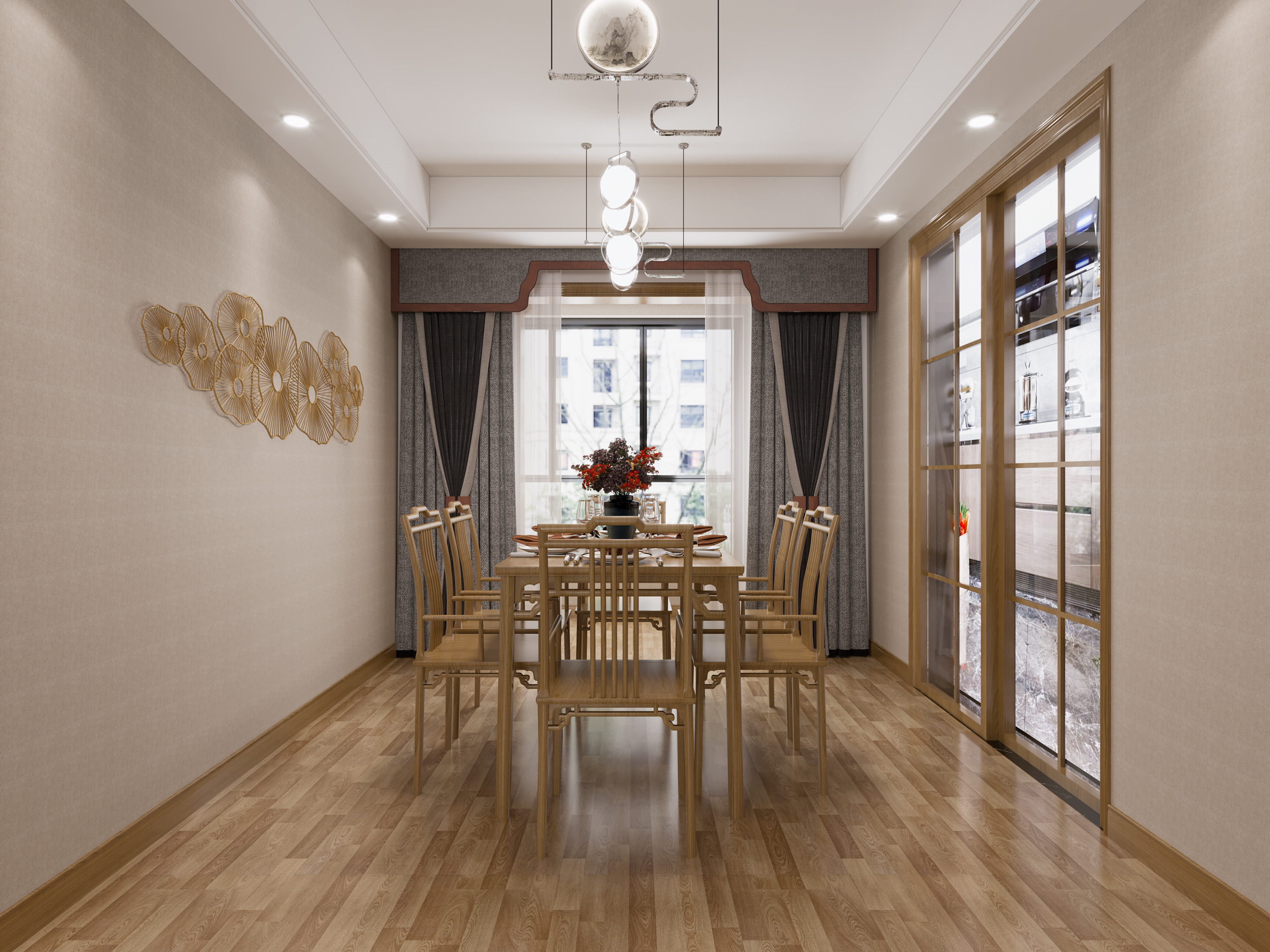 阳光明媚的室内设计新中系列-9