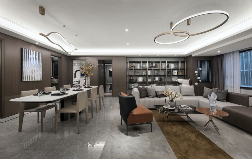 金地·悦城大境样板间 | 现代风格,艺术与生活的完美结合-13