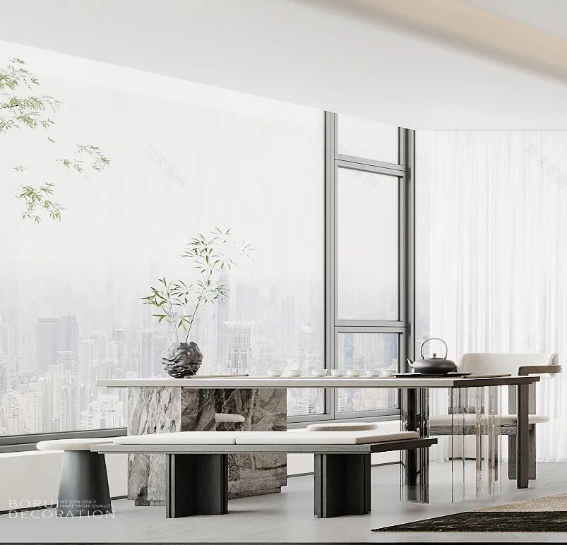 200㎡现代轻奢|以质感与温度,打造理想生活场域-0