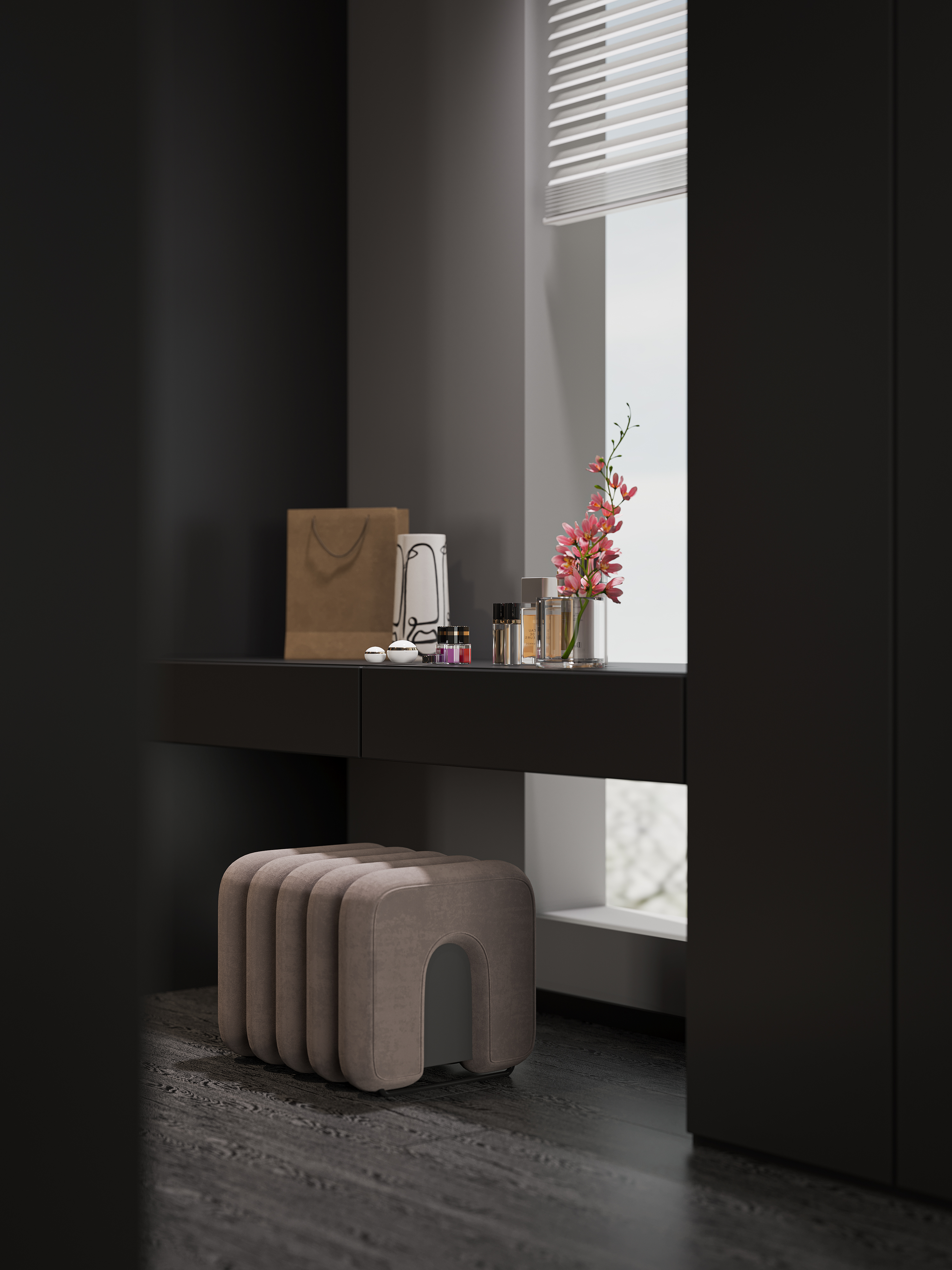 Corona渲染作品┃黑白灰-33