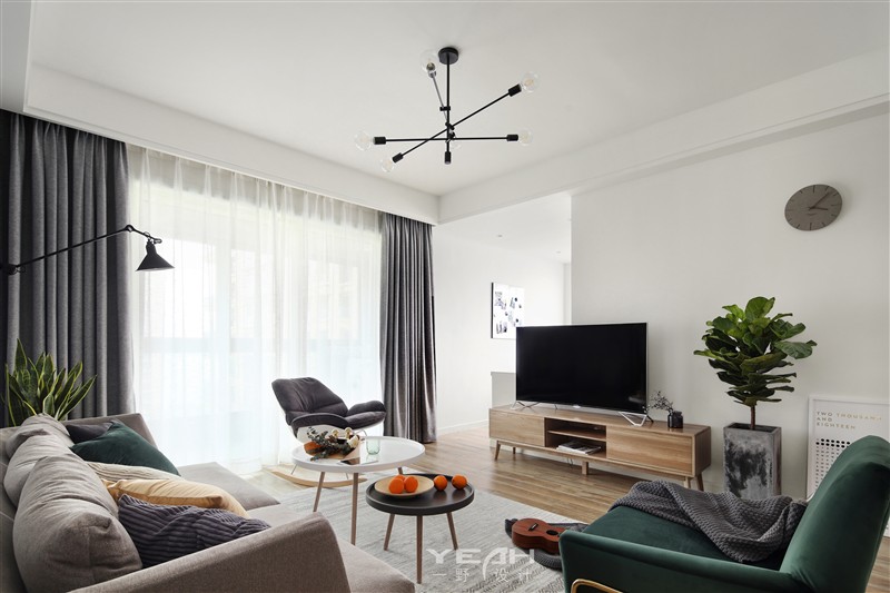 明珠城  120㎡  北欧风格-7