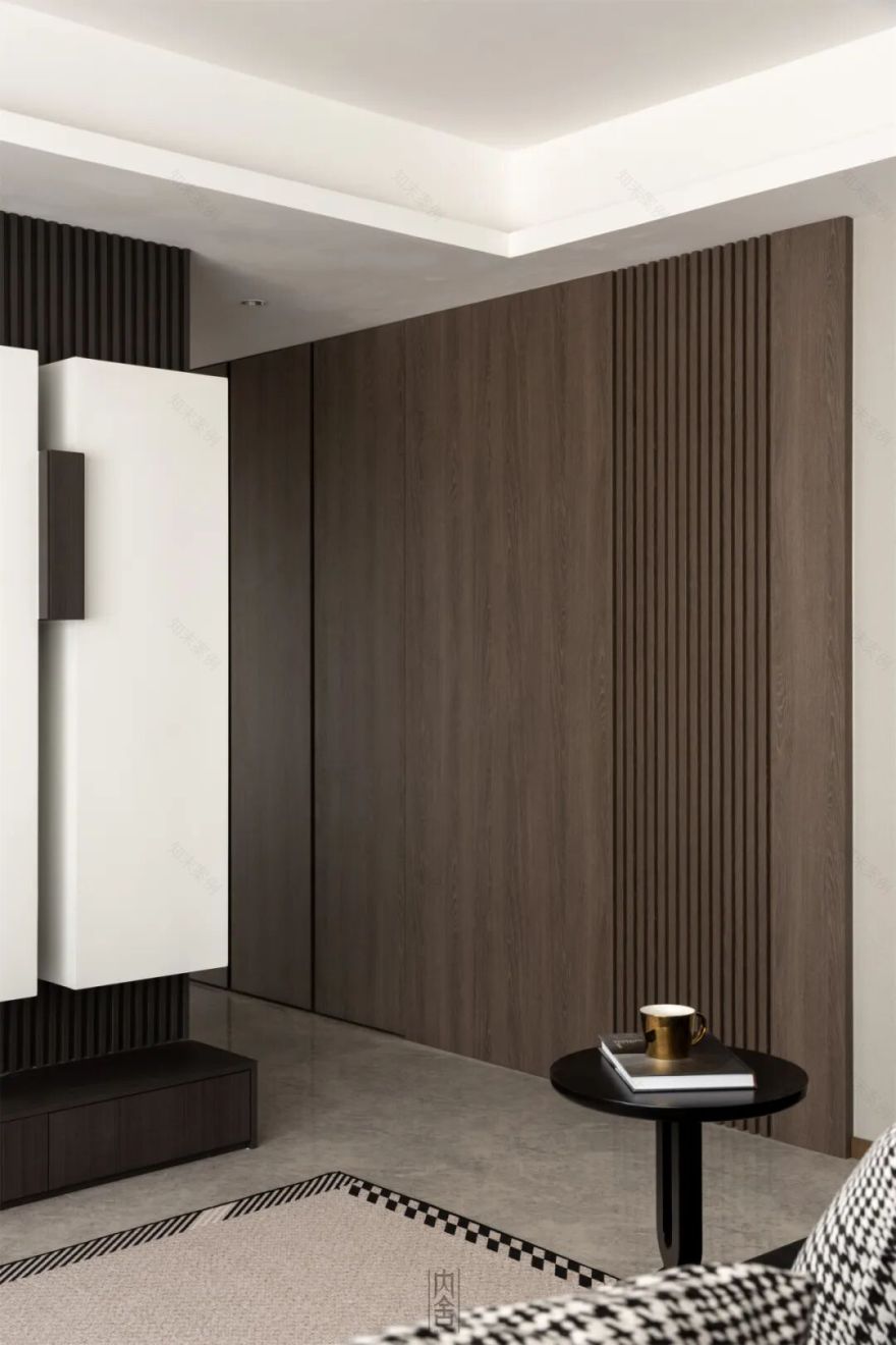 内舍软装丨139㎡现代极简,空间留白演绎更具魅力的生活家!-13