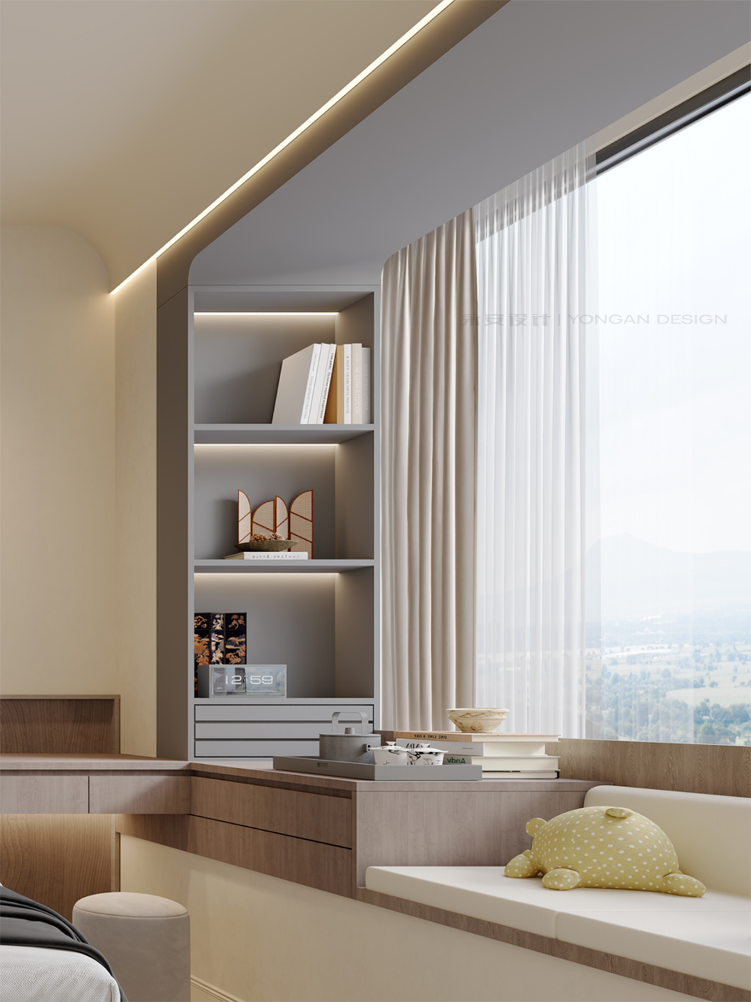 永安新作丨绿海湾110m²【皎洁入梦·诗意法式】-86