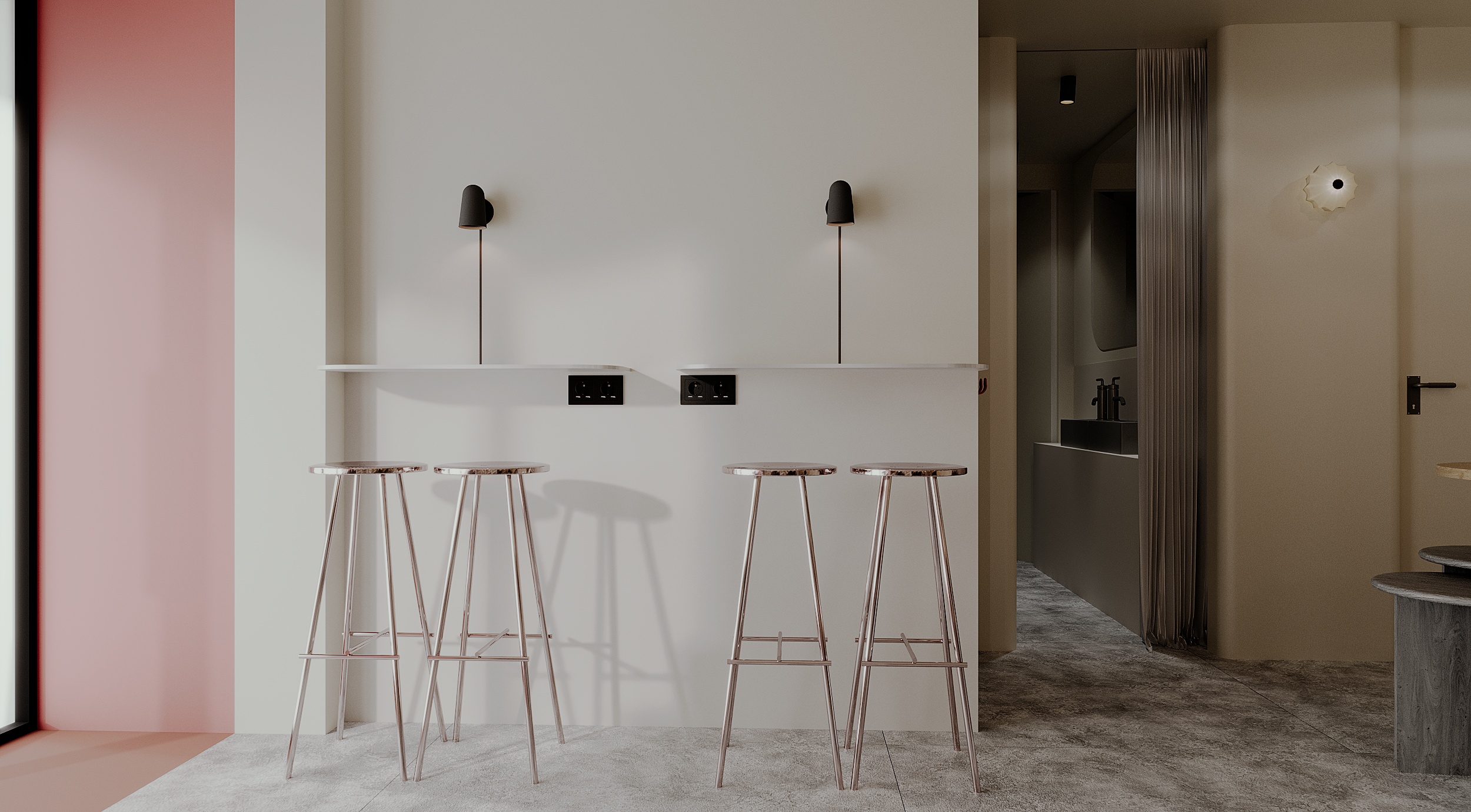 Soft Minimal Café Interior-2