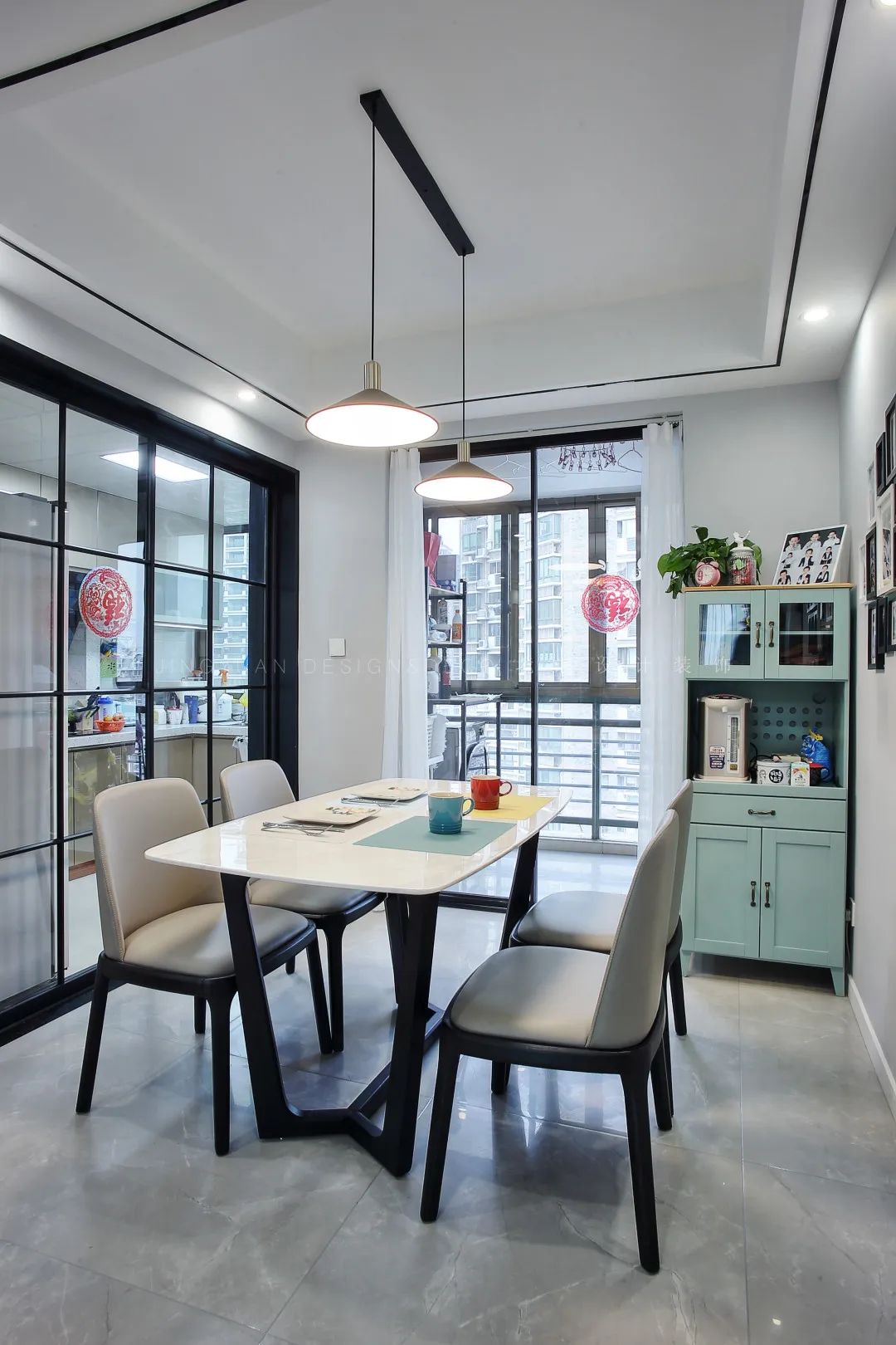 境远装饰 | 110㎡轻奢++ 北欧风混搭设计,演绎优雅变奏曲-15