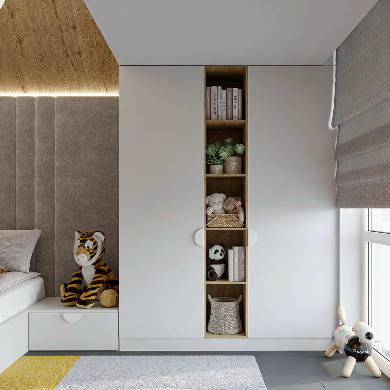 暖棕色系公寓设计-16