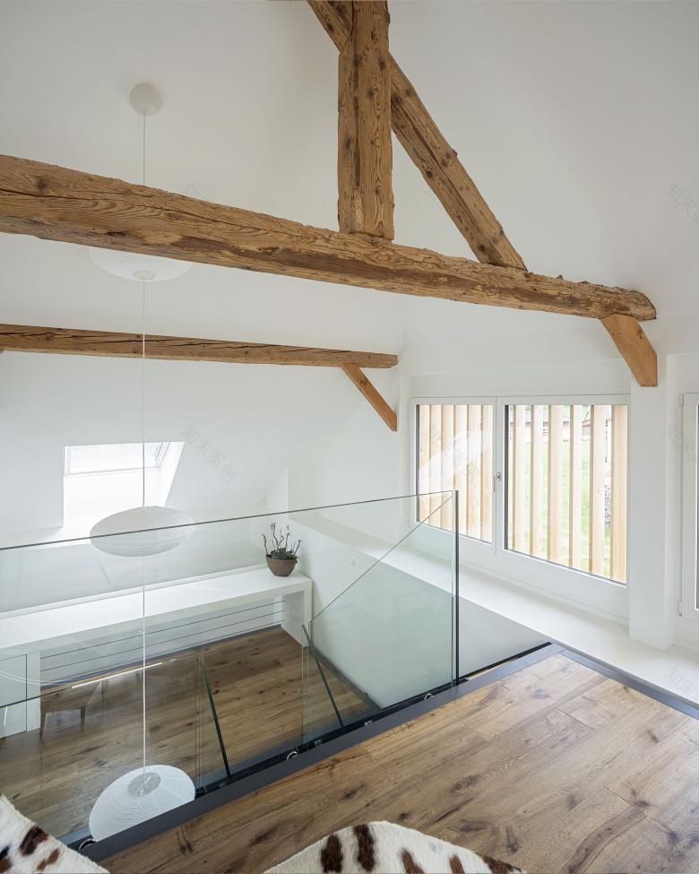 农场改造住宅项目丨瑞士丨GiovanoliMozer architectes-14