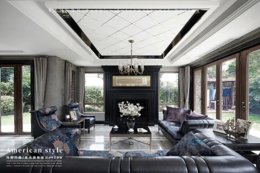 南京玛斯兰德 400㎡美式融合风格别墅丨中国南京丨堂杰国际设计-16