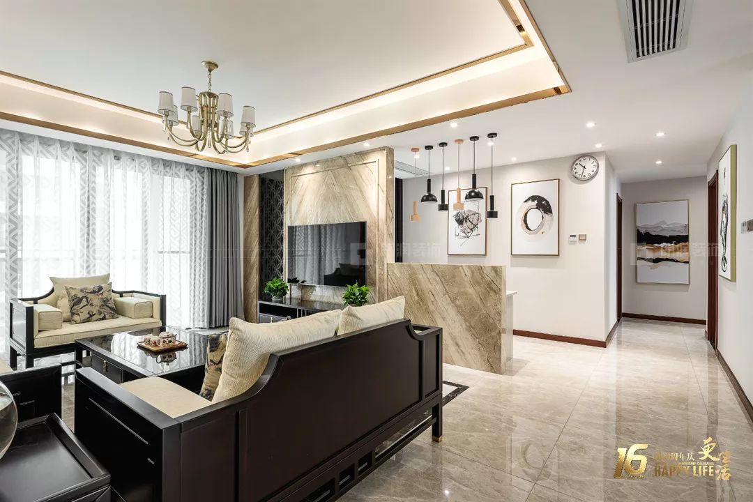 成都龙湖听蓝湾新中式家居设计,优雅轻奢致敬历史传承-47