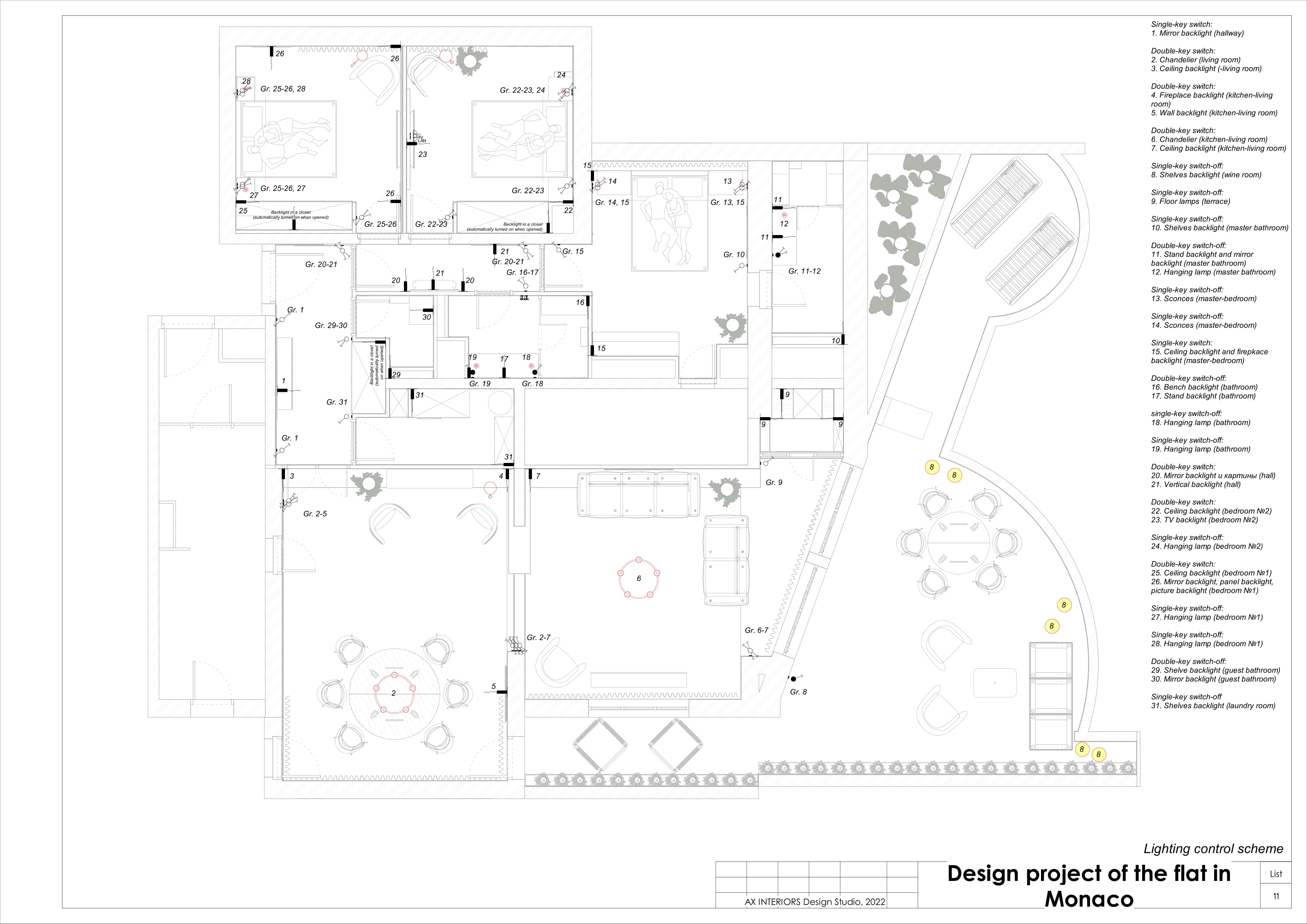 Drawings of Monaco apartment-11