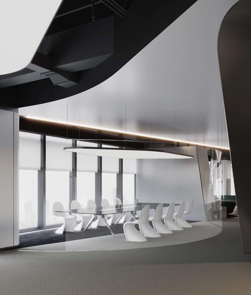 沈阳旭辉中心办公展示层丨中国沈阳丨于强室内建筑师事务所-48