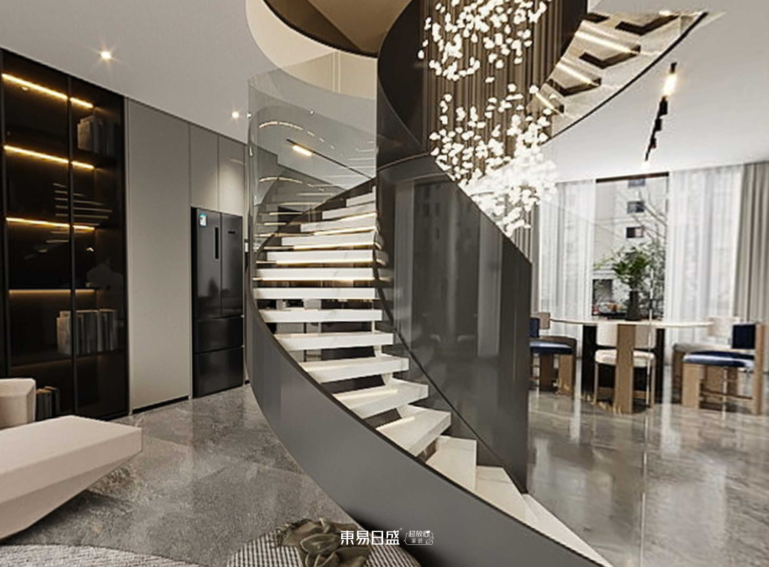 300㎡意式轻奢风格：墅居有品，洞见精致-16