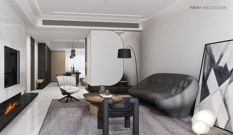 杭州开元广场私宅设计 | 简约现代，舒适宜居-9