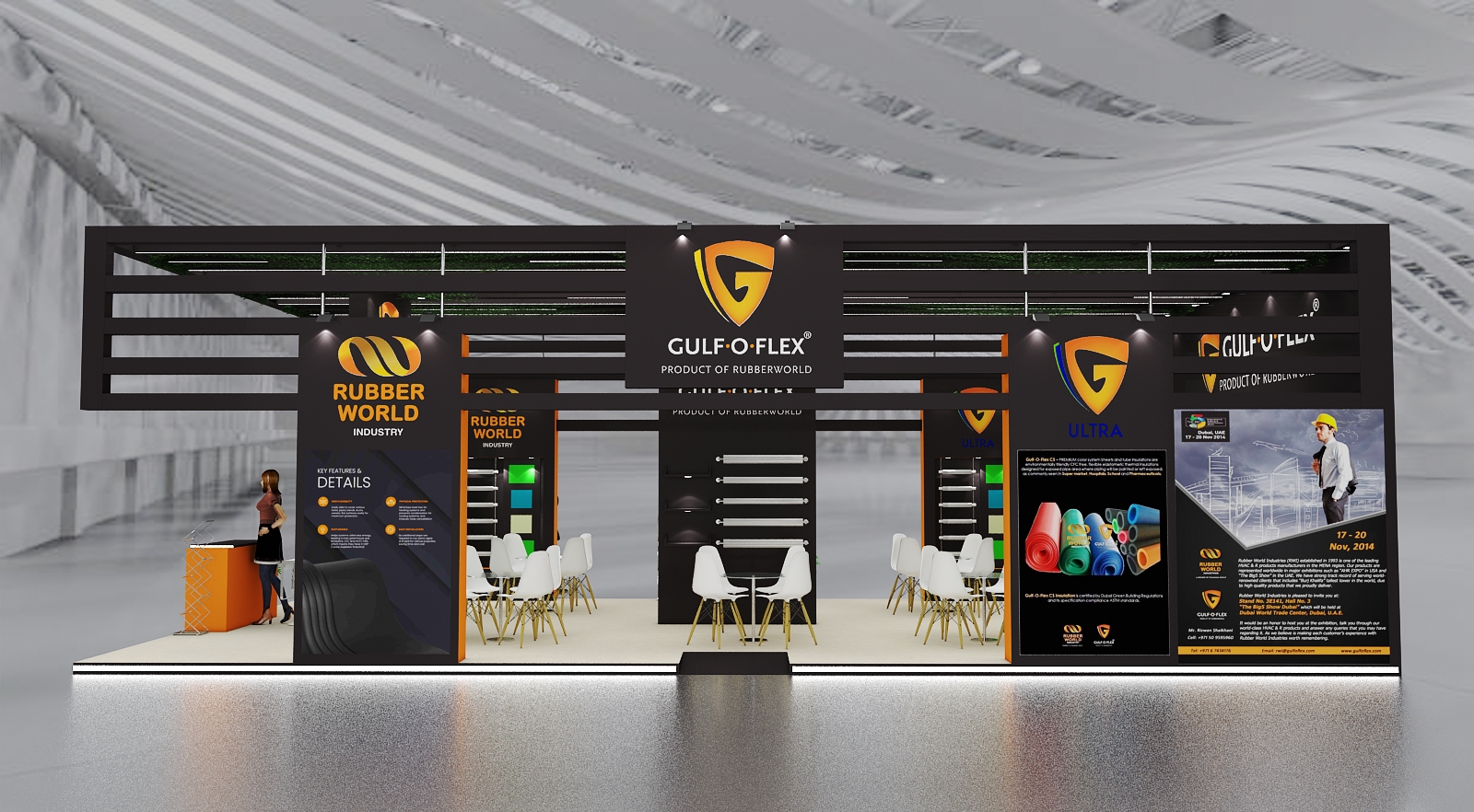 GULF0 FLEX 12X6M STALL DESIGN IN DUBAI-3