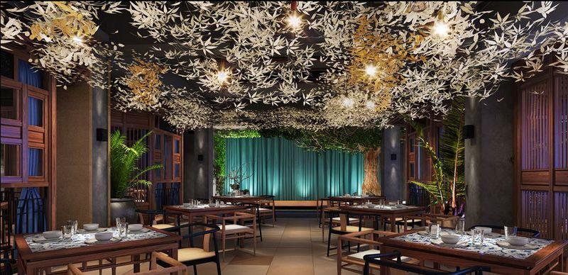 杭州品尚设计打造许昌群英会餐厅-18