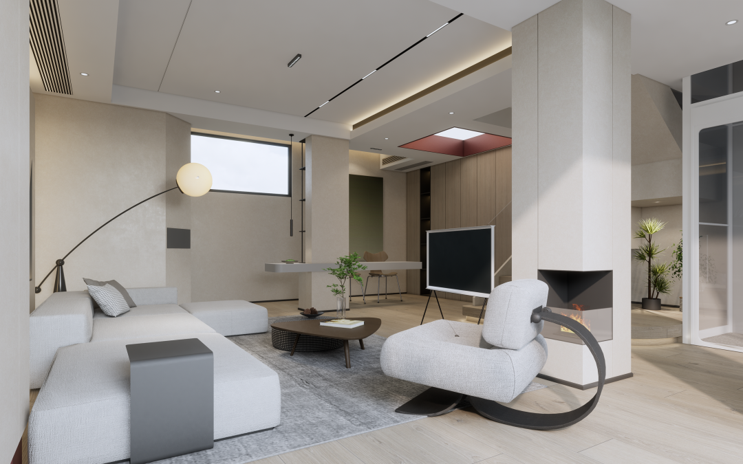 东莞公元九里简约高级院墅设计丨中国东莞丨DP设计-8