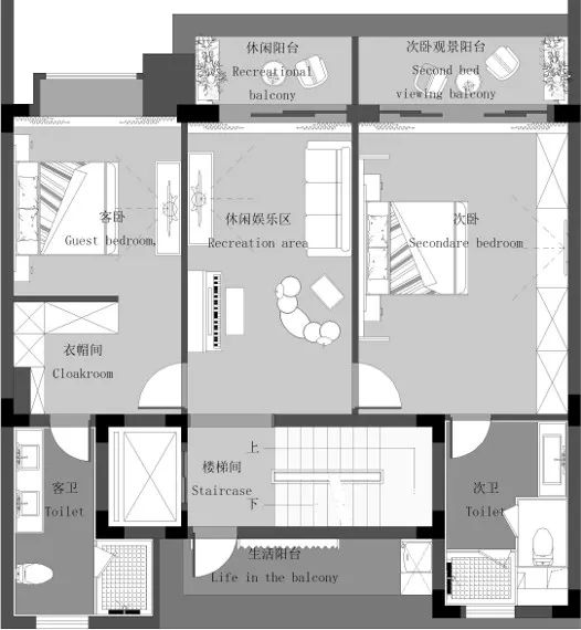 成都 600㎡别墅的个性改造之路丨中国成都丨肆陆空间美学-22