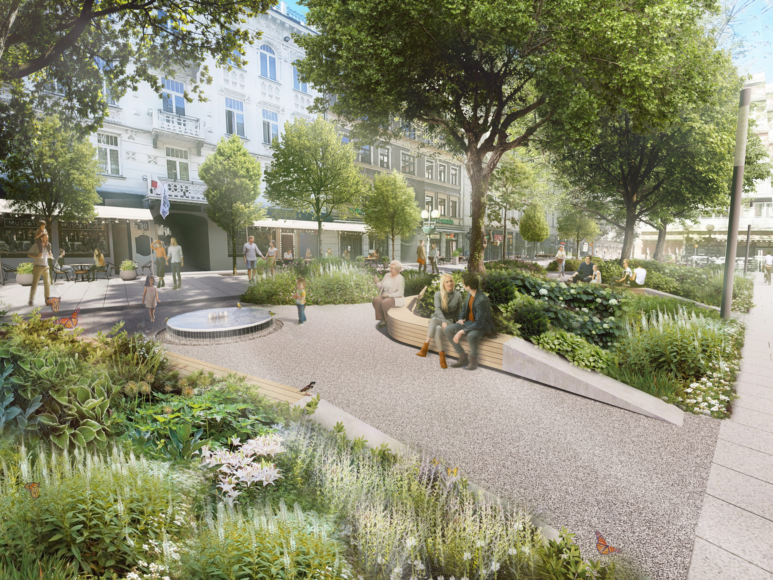 华沙新中心计划之赫米耶尔纳街公共空间开发项目丨波兰华沙-14