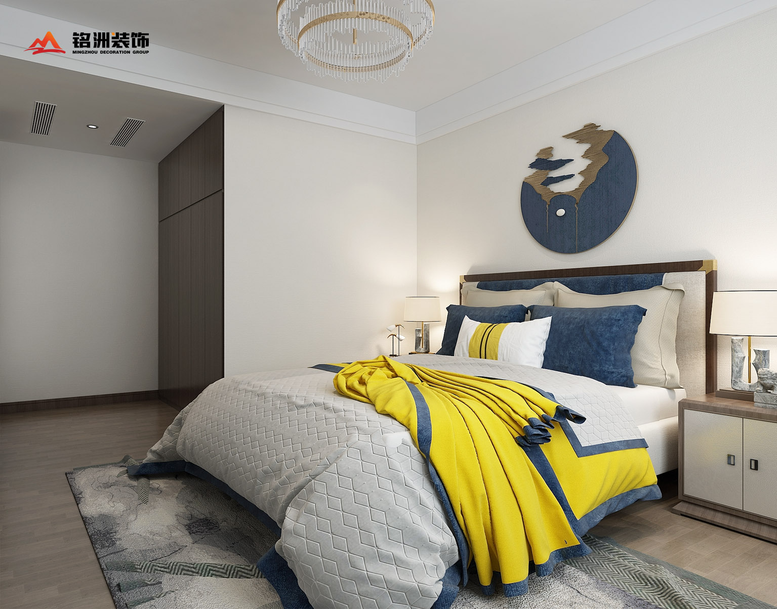 商丘建业山水湖城 252㎡顶复，东方美学的静谧表达-13