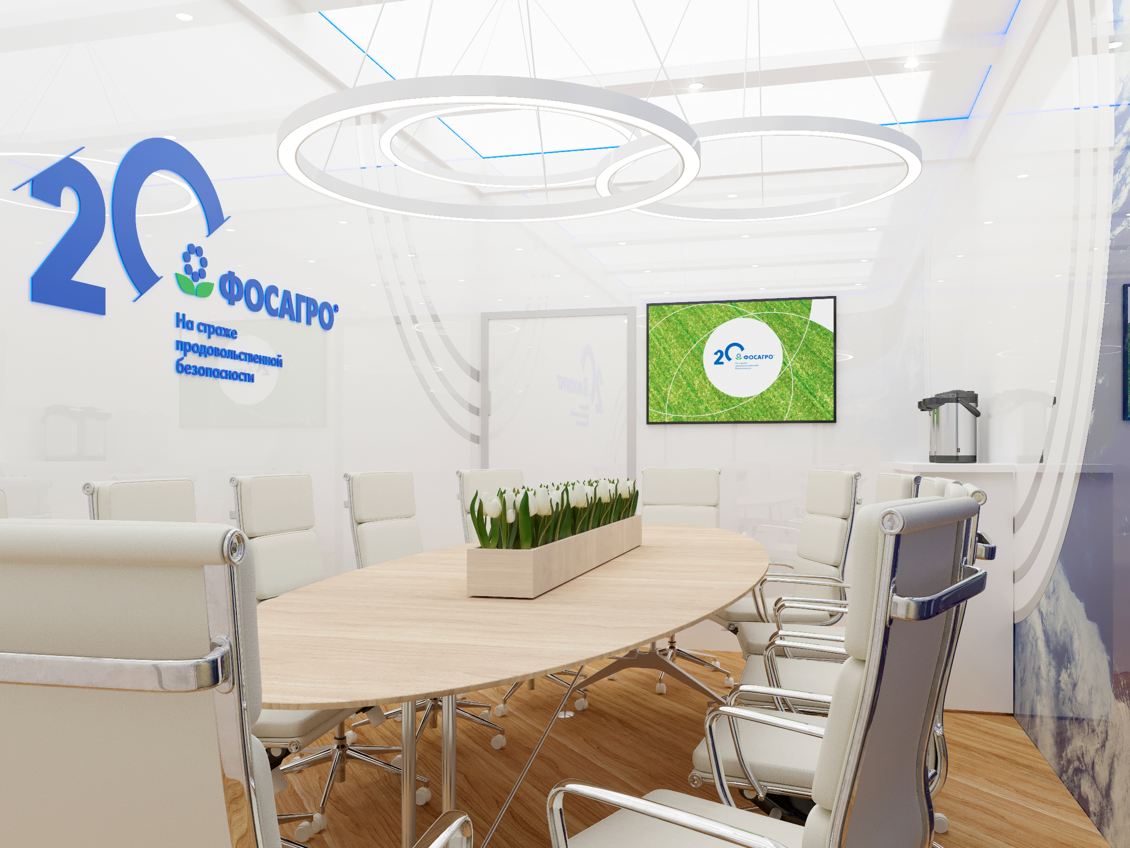 Выставочный стенд ФОСАГРО для ПМЭФ-21, 100 кв.м-9