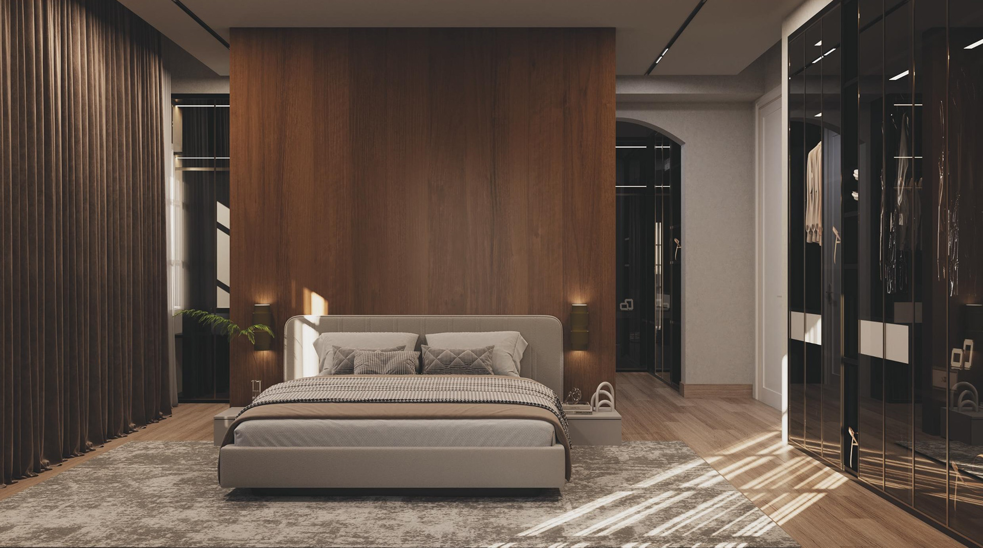 迪拜现代简约别墅室内设计丨阿联酋迪拜-10