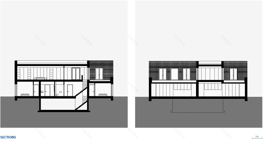 比利时郊区别墅设计,创新几何形态与丰富空间层次-26