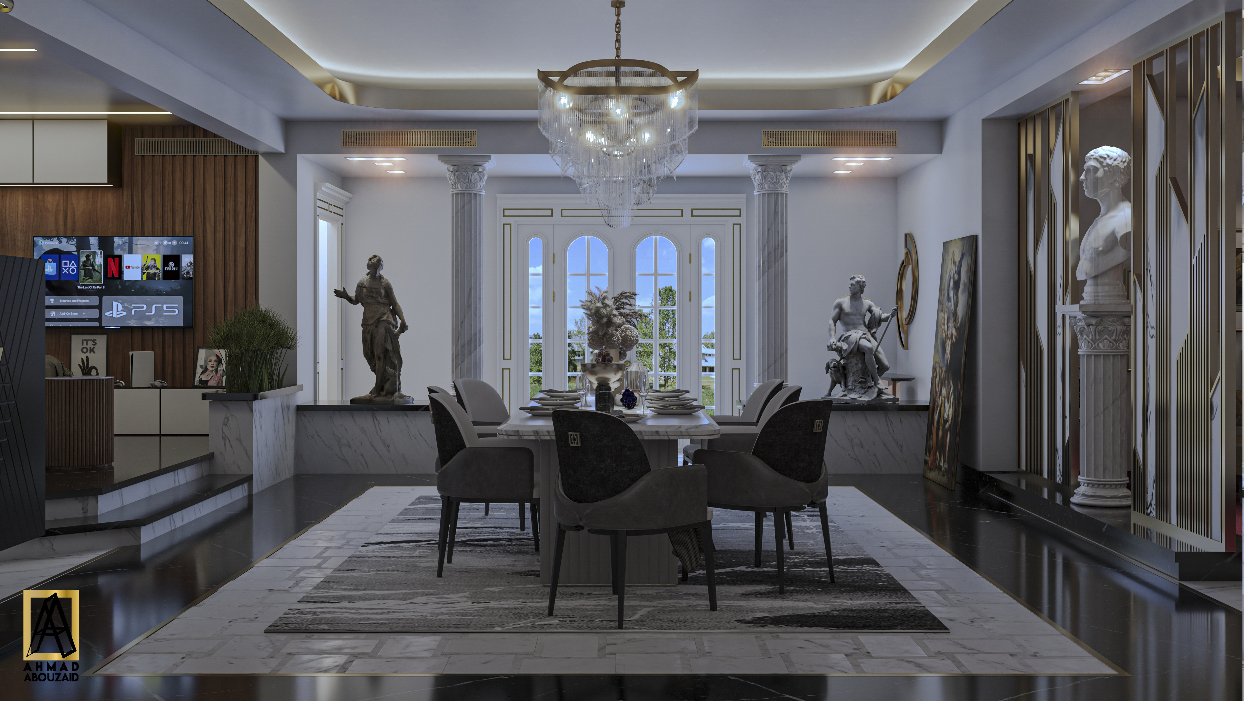 比弗利山庄开放式居住空间-7