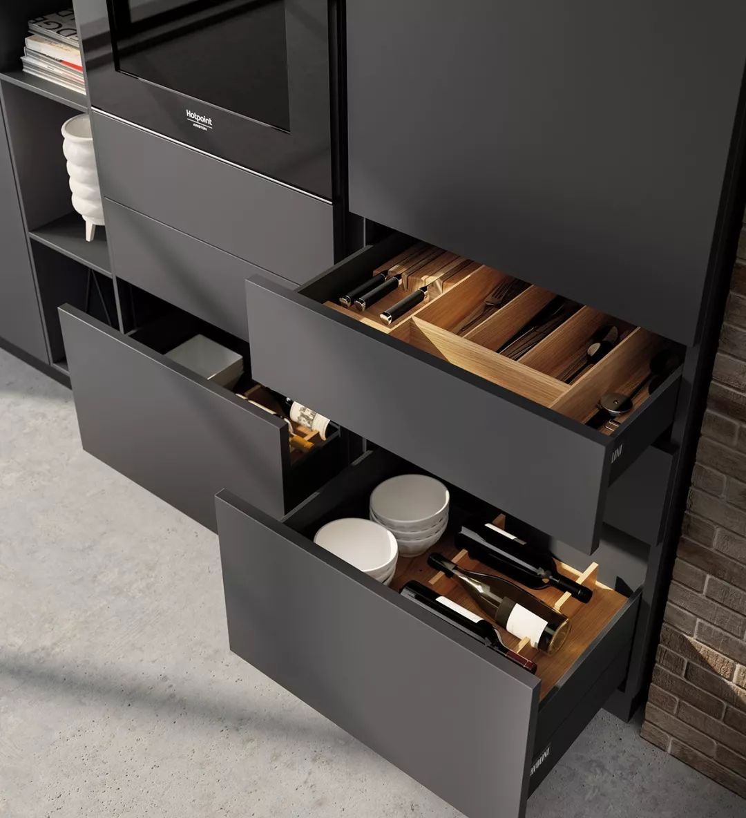 开放式厨房设计美学与实用兼具-101