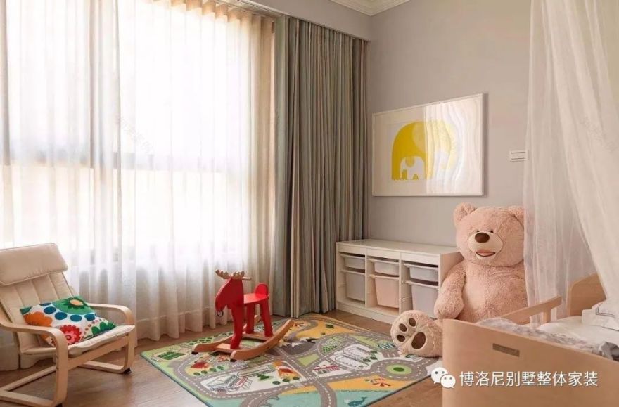 儿童房设计 | 安全环保,助力成长,为孩子的未来保驾护航-21