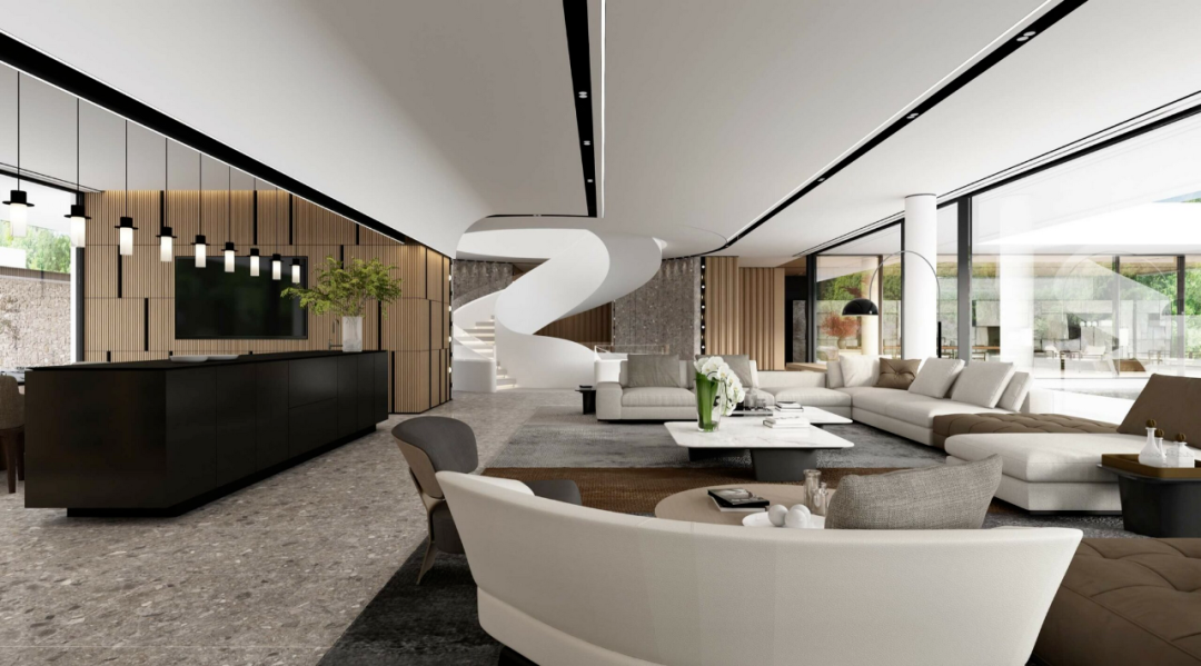 SKH观享际丨南京536㎡简约别墅丨中国南京丨观享际SKH室内设计-138