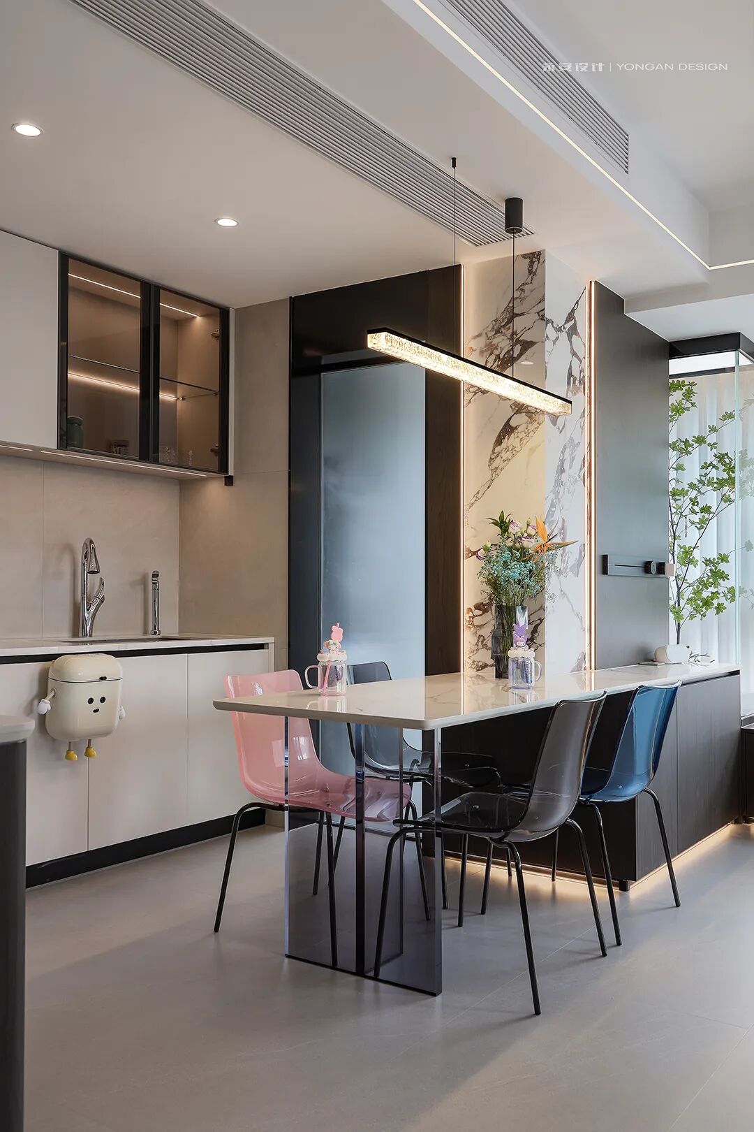 永安实景丨东海富汇豪庭107m²【设计让非常规空间重新涅槃】-77