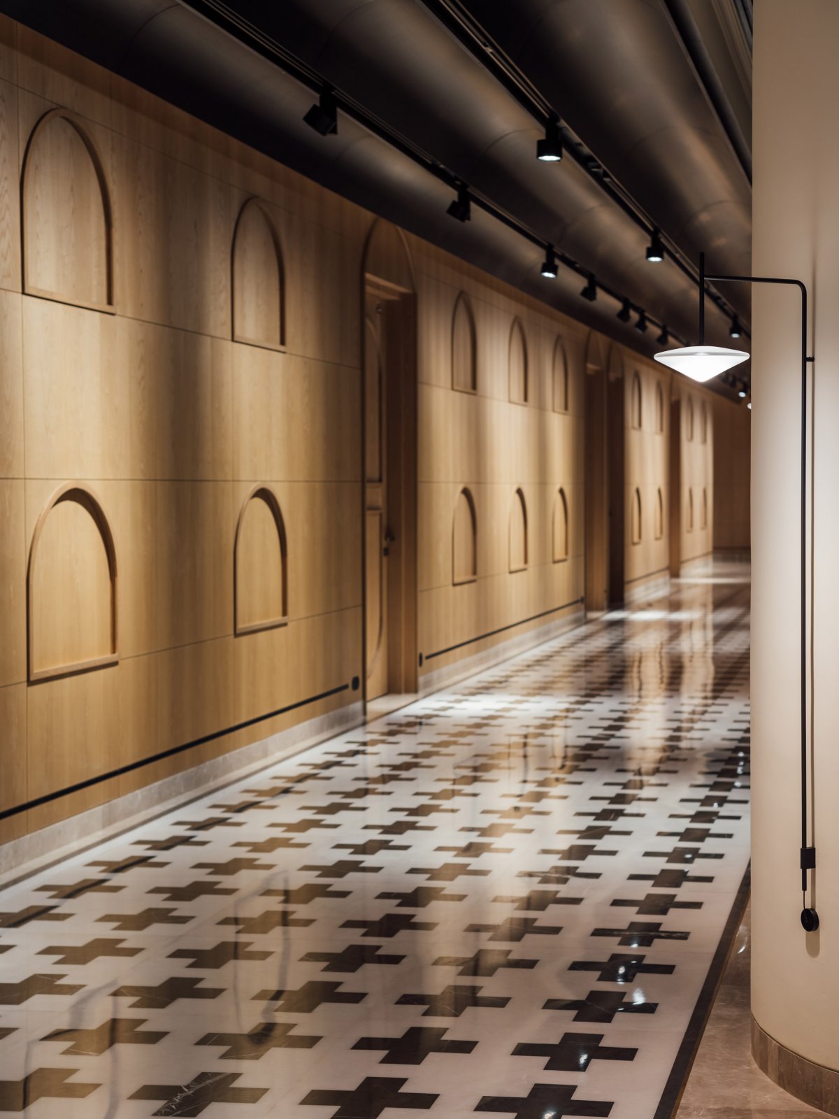 印度制药公司弧形拱门特色办公室设计-4