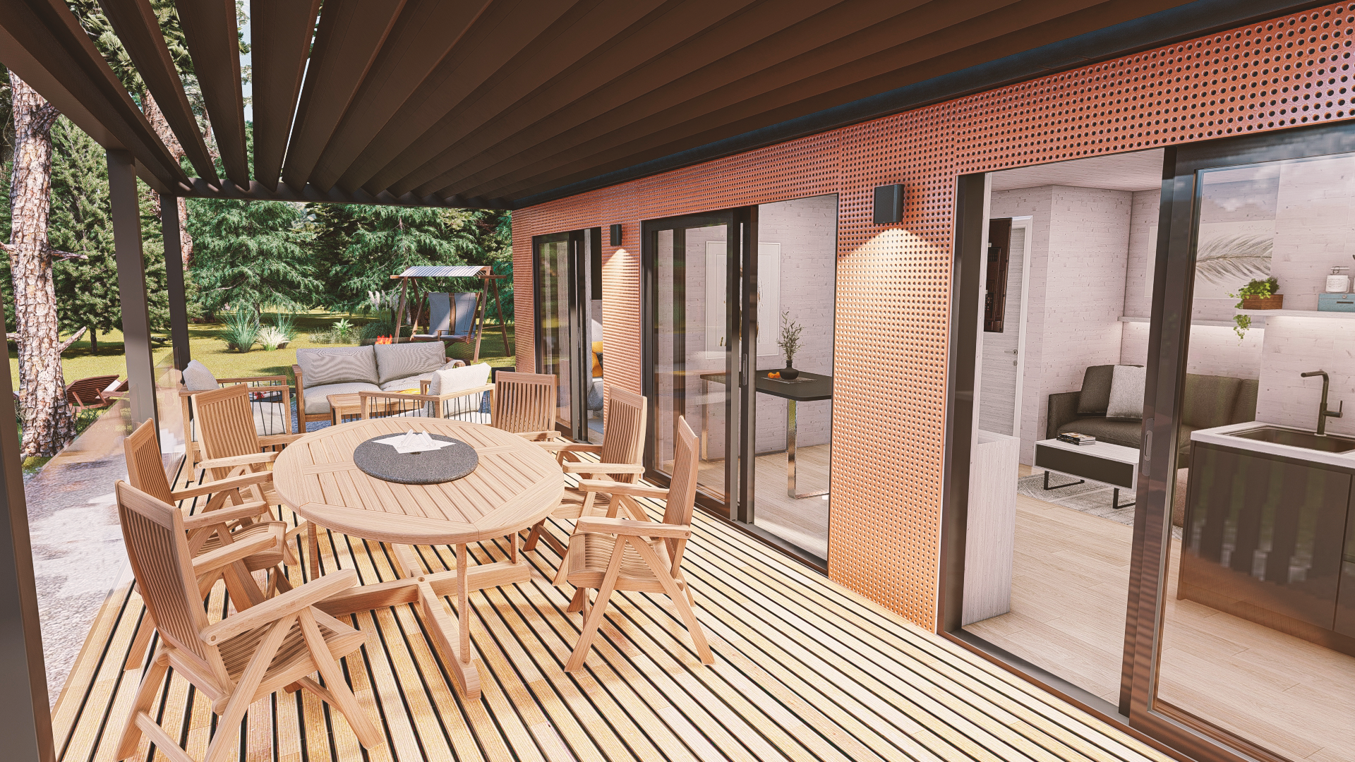 Qubo, Mobilne Hiše, 3D model, Design & Visualization-9