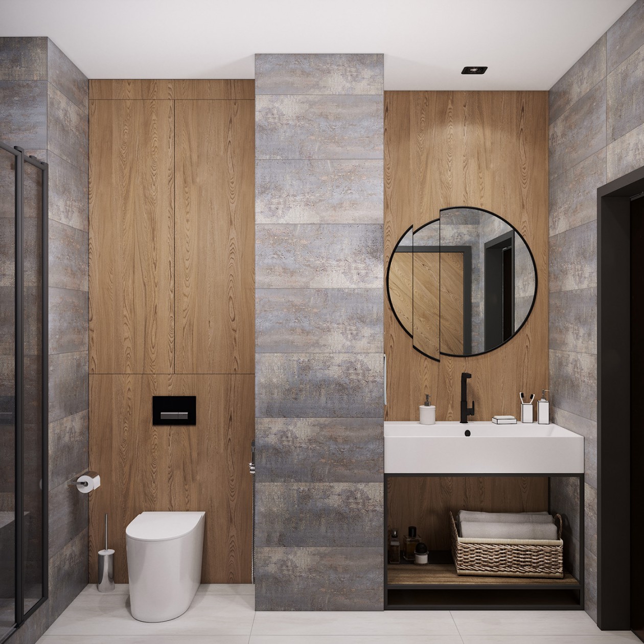 工业风小空间公寓-13