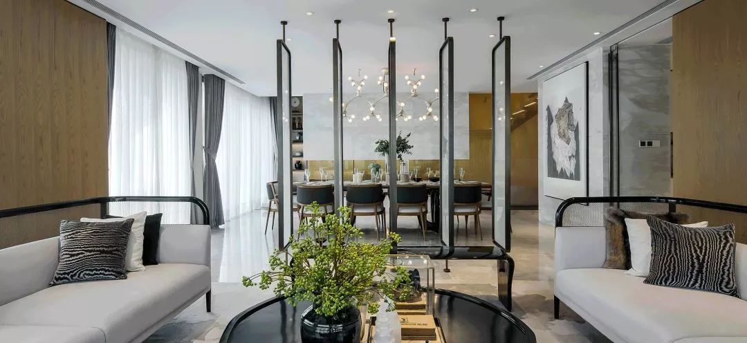 以山水墨画为灵感源头,武汉华侨城原岸样板间 吴滨-27