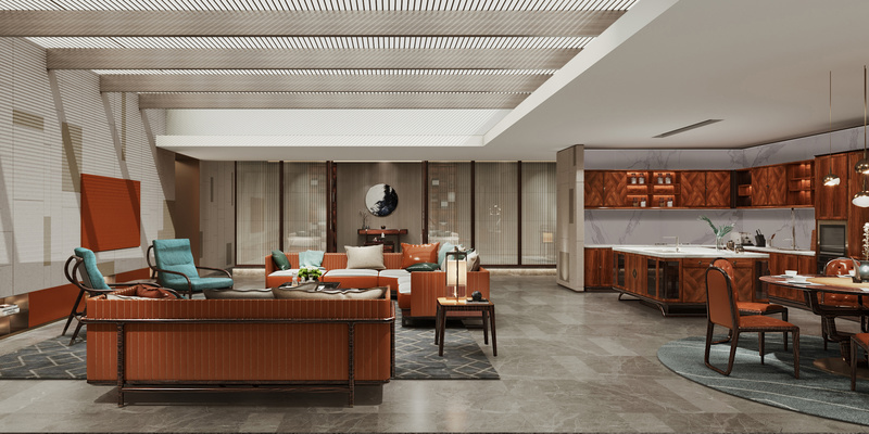 重慶軒恩伊頓公館二期樣板房 | 輕奢現代生活美學-60