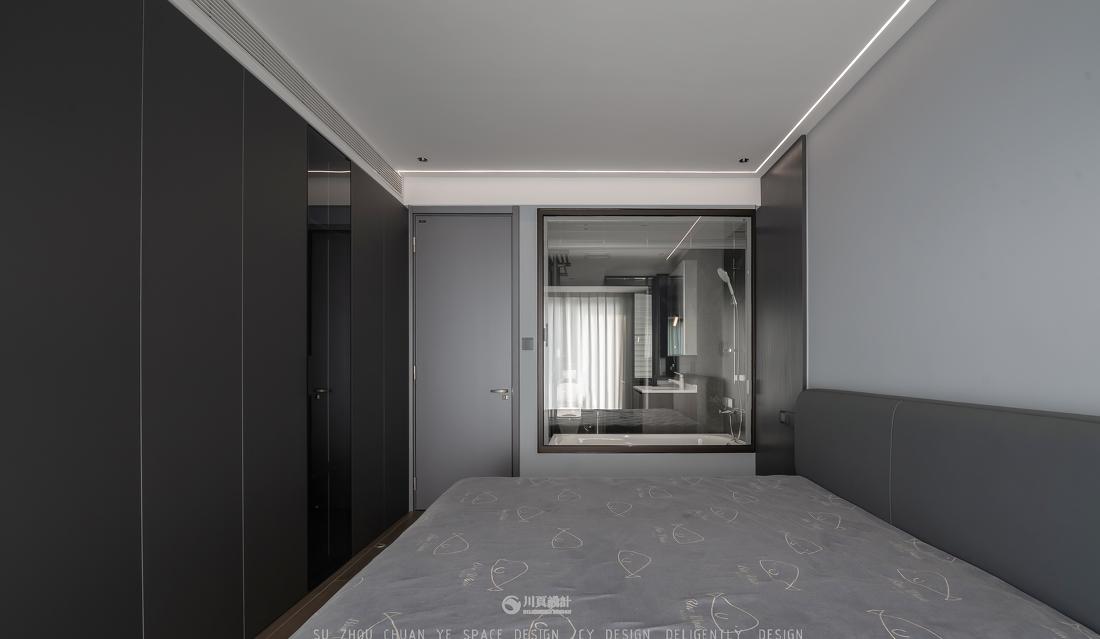 暗黑系精装房 · 现代简约的优雅与神秘-50