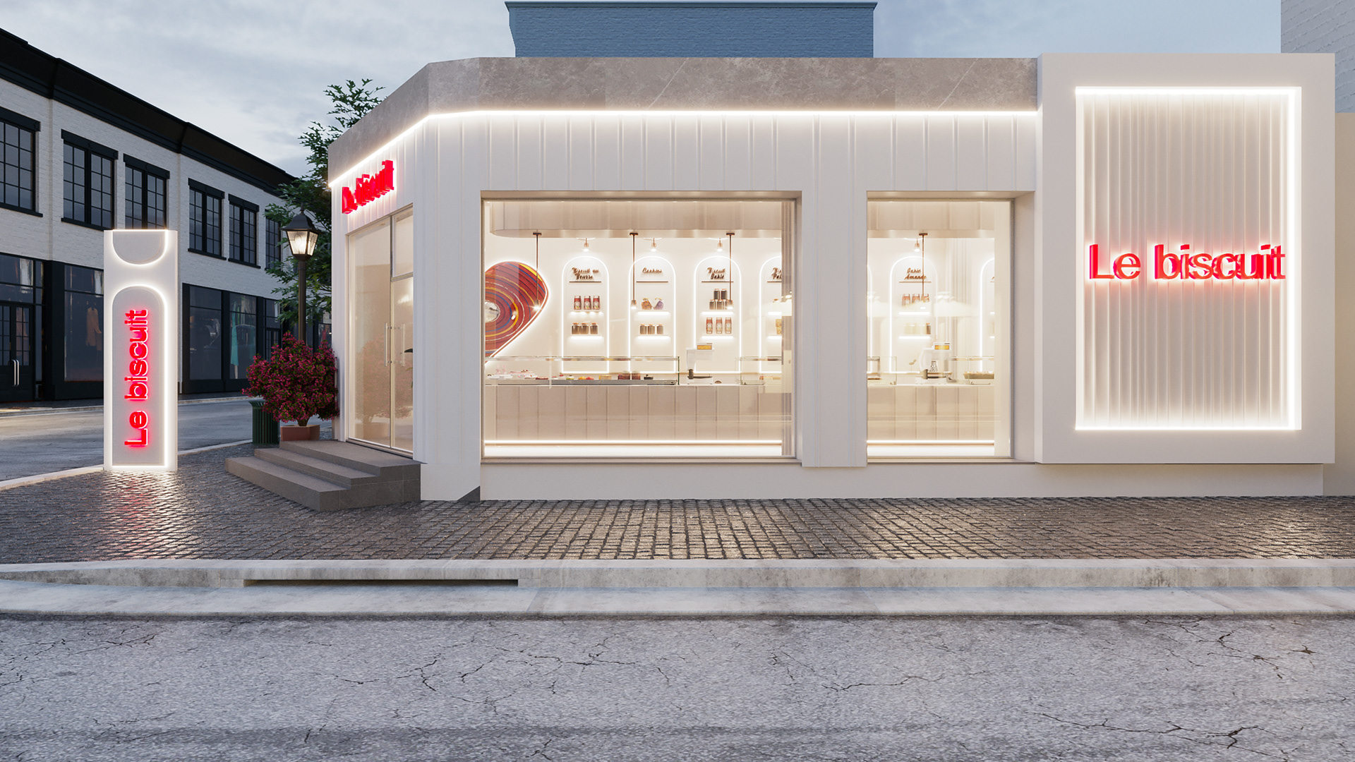 面包店室内设计：乐饼干丨突尼斯丨自由职业者-9