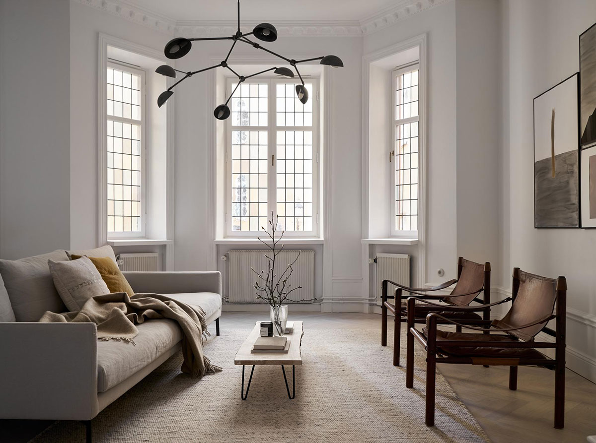 斯德哥尔摩优雅北欧极简公寓-1