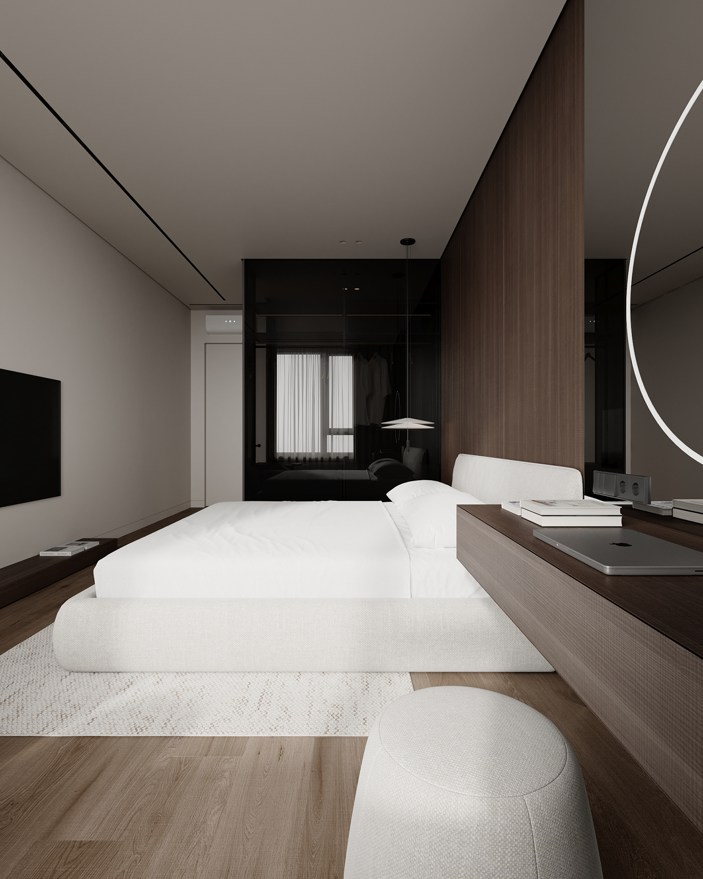 胡桃木灰调空间-32