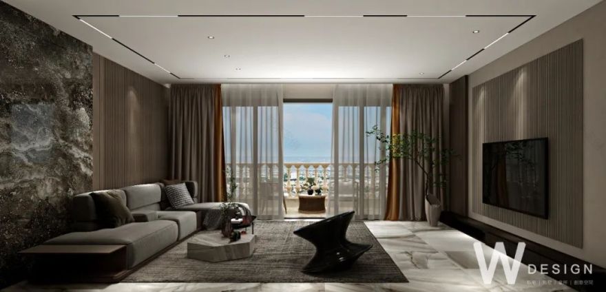 立于当下 静守自然 · 广州某别墅现代轻奢新中式设计丨中国广州丨广州W设计-31