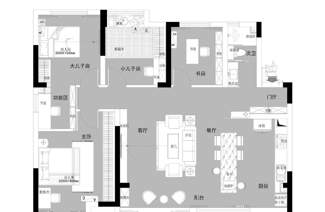 
现代极简|一种极致的简约风格，温暖又大气 -1