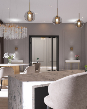 Дом со сложной архитектурой для молодой семьи