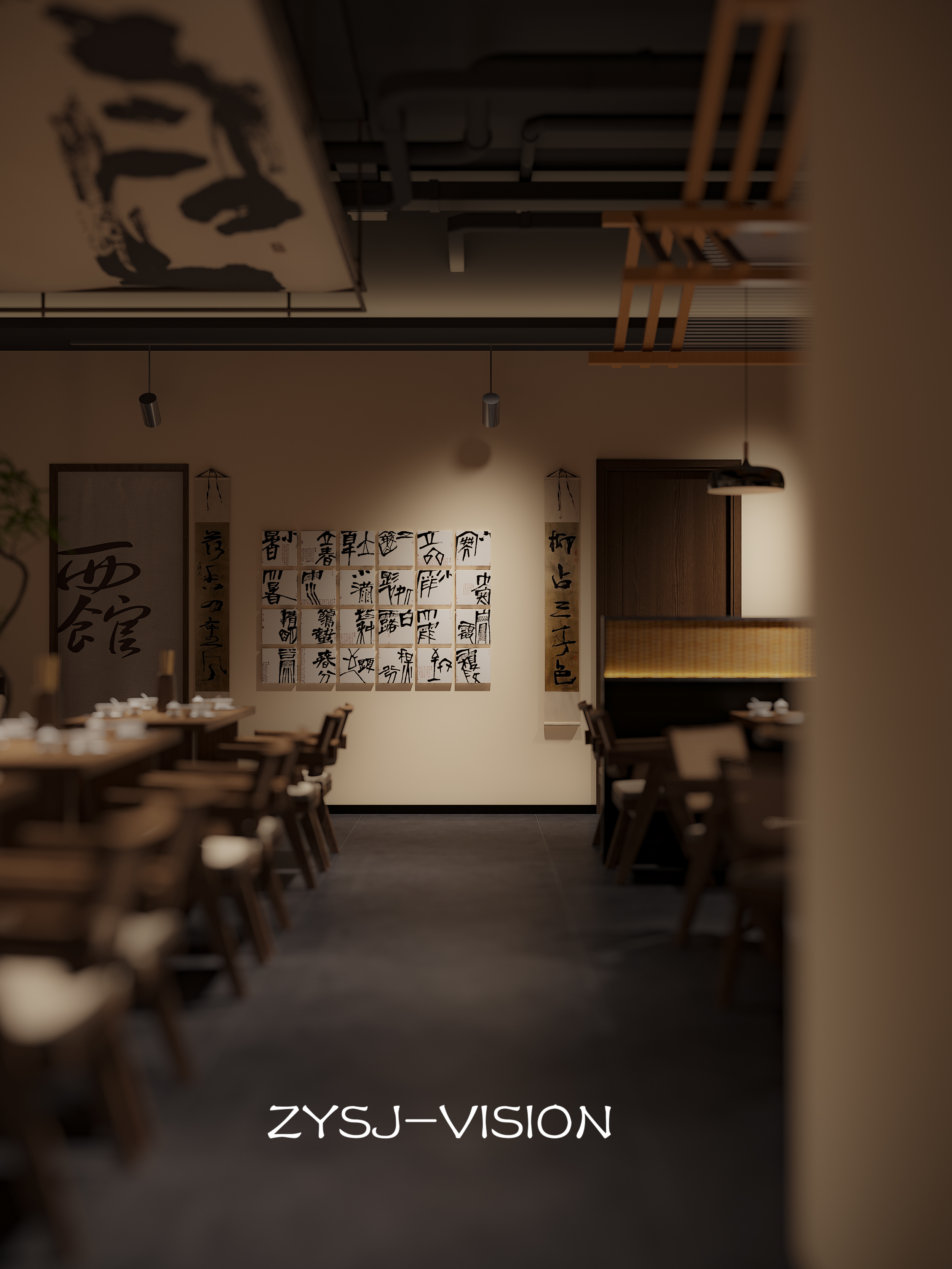 郑州老烩面・木韵暖食空间设计-6