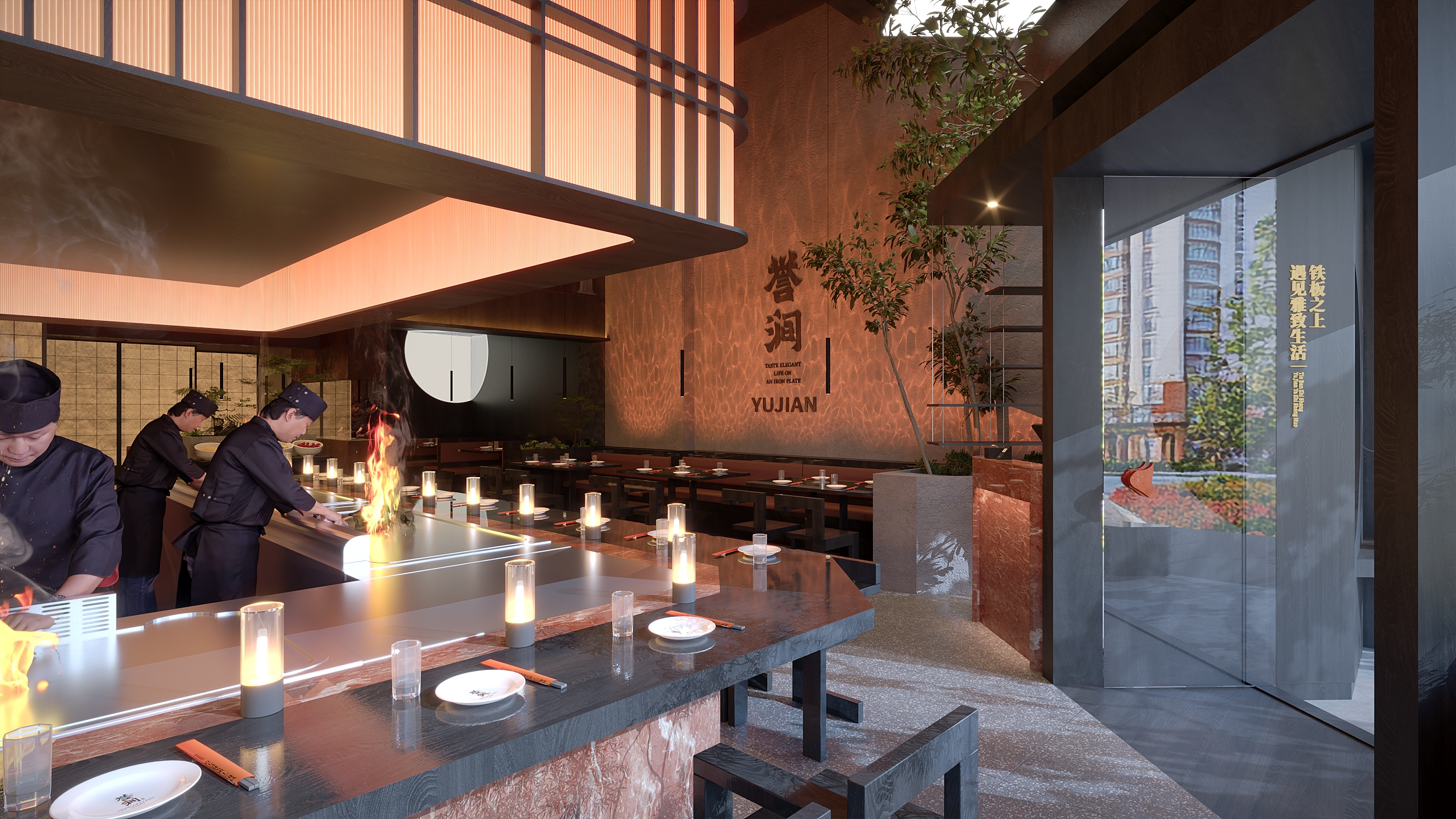 誉涧 日式铁板烧空间设计丨中国龙岩丨策设天合设计® CSdesign®-12