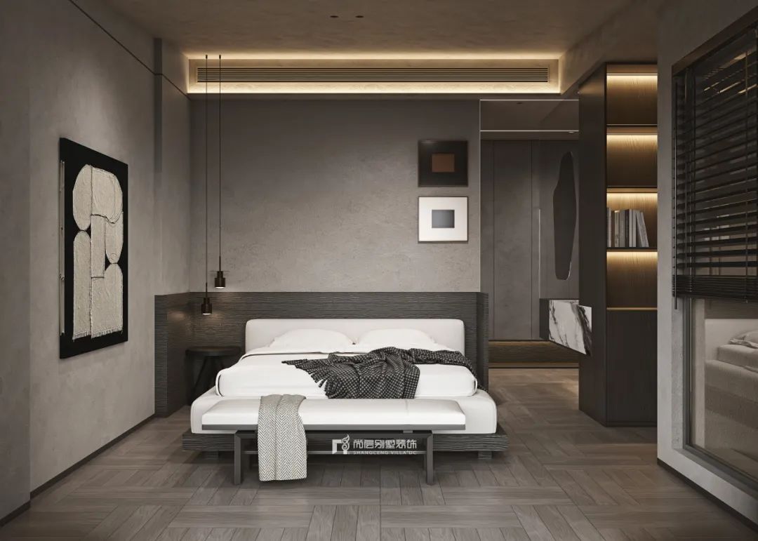 尚层作品丨350㎡侘寂风,野性的质朴居所-83