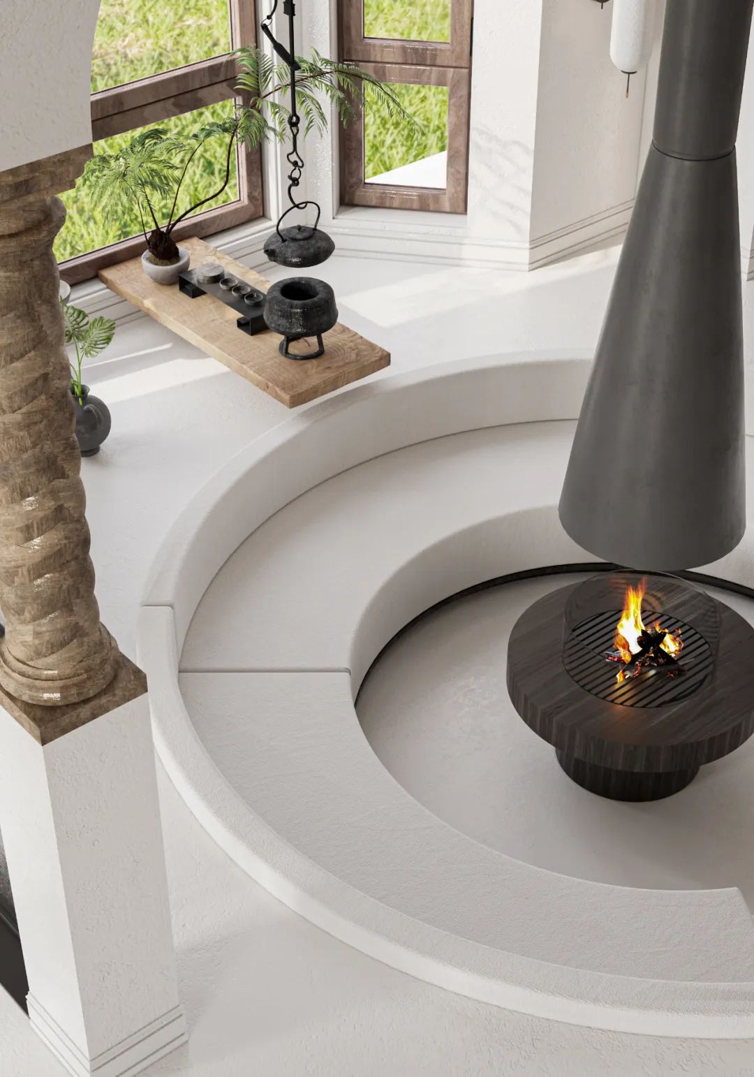 石家庄恣意生长的居住空间丨中国石家庄丨青禾设计事务所-11