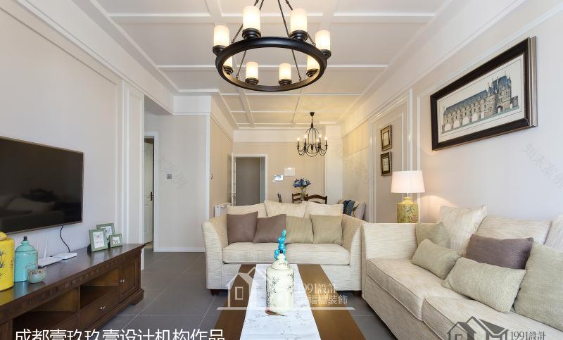 成都 92㎡简约温馨家居设计,诠释质感生活-3