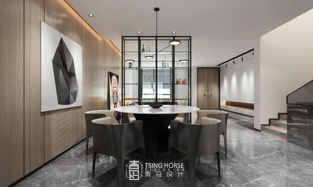 红豆美墅丨青马别墅空间设计-63